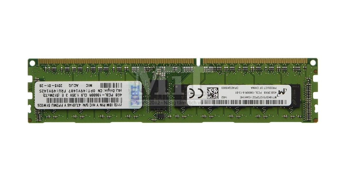 49y1404 ram ibm 4gb ddr3 ecc unbuffered pc3-10600 (4) 49y1404 ram ibm 4gb ddr3 ecc unbuffered pc3-10600 (4)