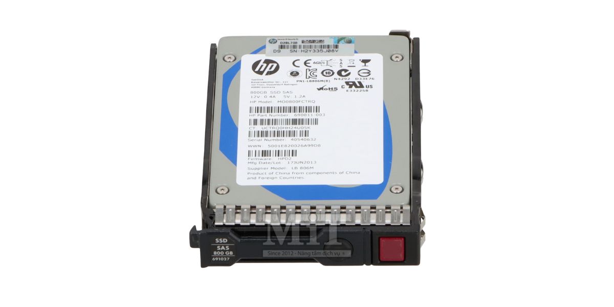 690829-b21 hp 800gb sas 6gbps 2.5 inch g8 g9 hot-plug