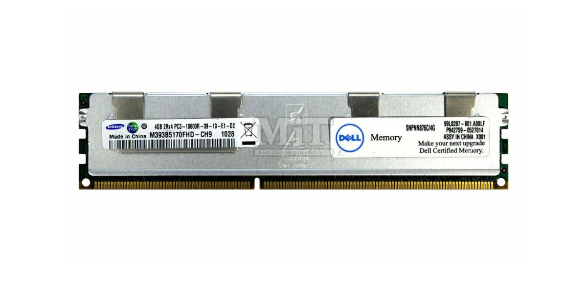Nn876 dell 4gb ddr3 1333mhz ecc registered dimm 240-pin (3) Nn876 dell 4gb ddr3 1333mhz ecc registered dimm 240-pin (3)