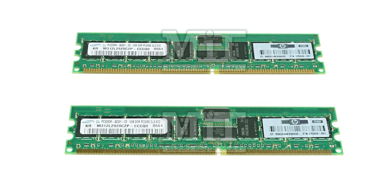376639-b21 ram hp 2gb (2x1gb) ddr ecc 400mhz pc3200 (2) 376639-b21 ram hp 2gb (2x1gb) ddr ecc 400mhz pc3200 (2)