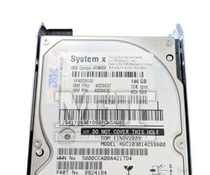 42d0423 ibm 146gb sas 10k 2.5-inch sff non hot swap (8)