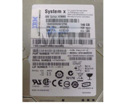 42d0652 ibm 146gb 15k rpm 2.5 inch sas-2 sff hot-swap (1)