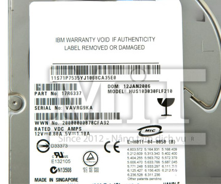 17r6337 hdd ibm 300gb 10k rpm 3.5-inch fc-al hot-plug (1)
