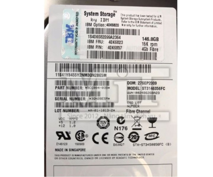 40k6808 ibm 146gb 15k 2g rpm 3.5 inch fc-al hot-plug (5)