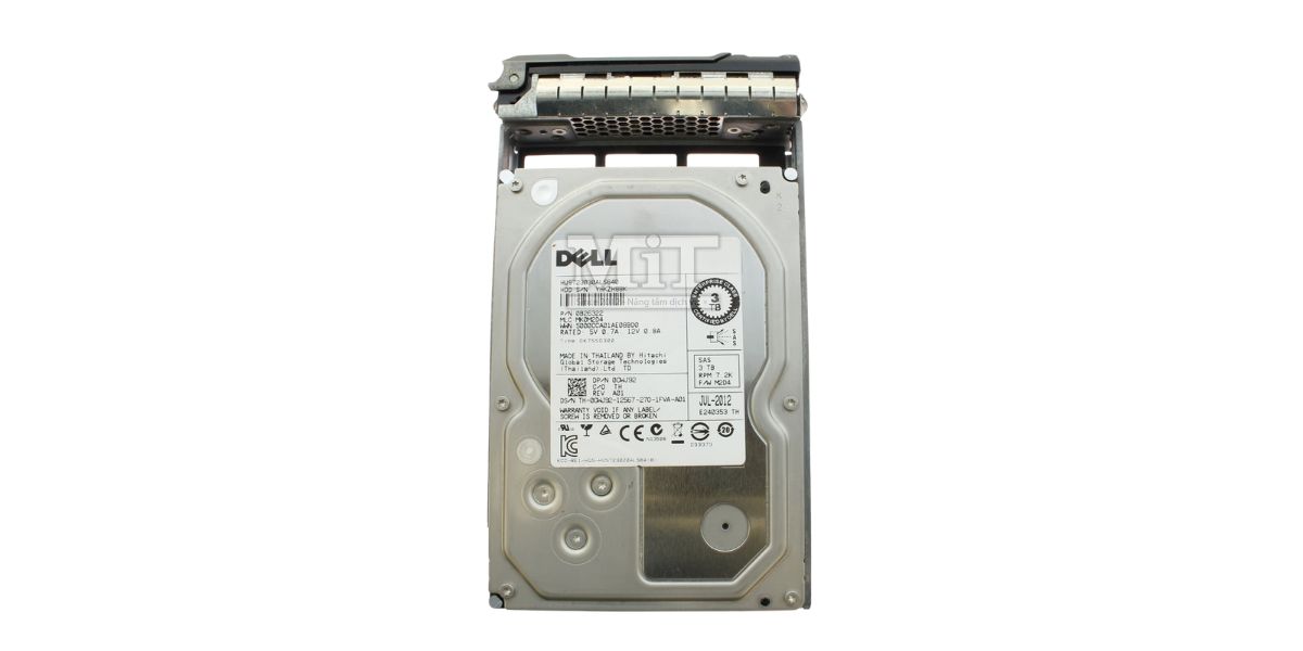 Hx1gt dell 3tb 7.2k 3.5 inch sata 6gb:s hot-plug w:f238f5