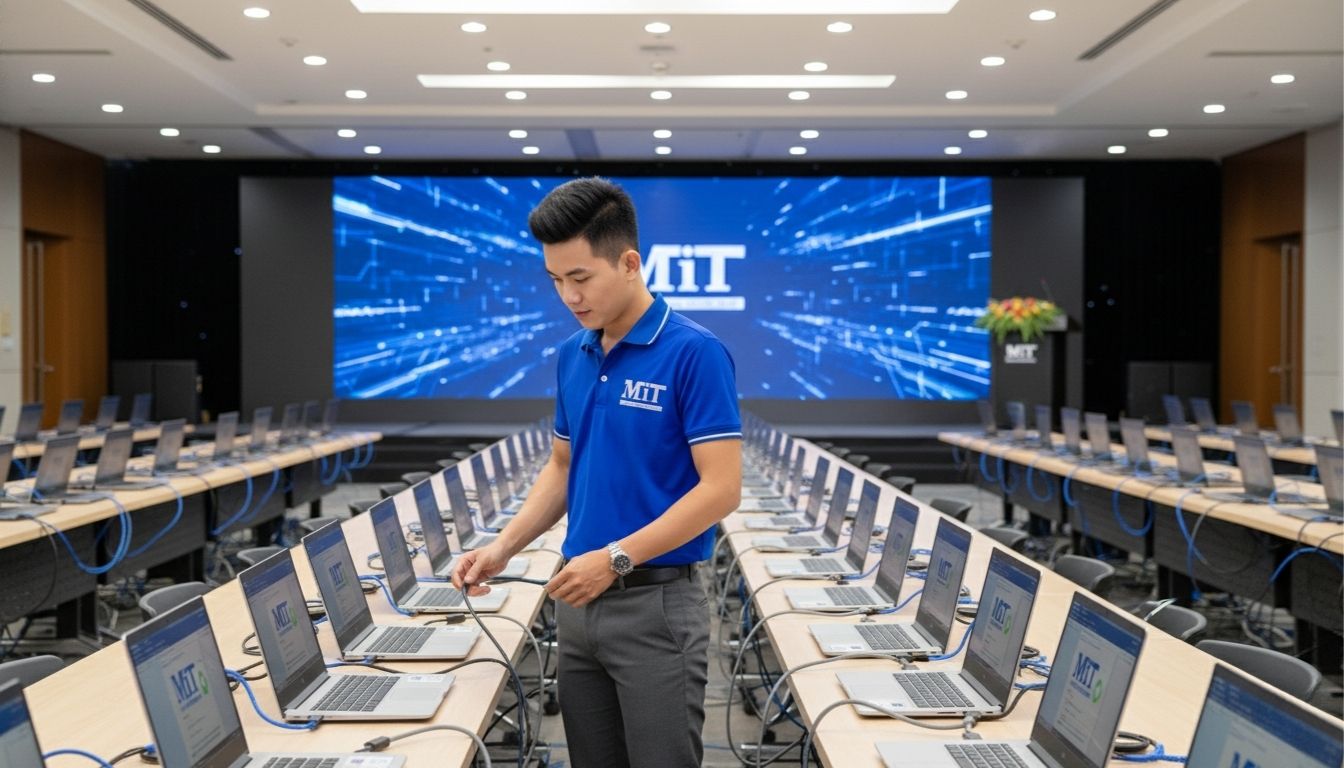 Các khách hàng sử dụng dịch vụ cho thuê laptop tại Tân Mỹ