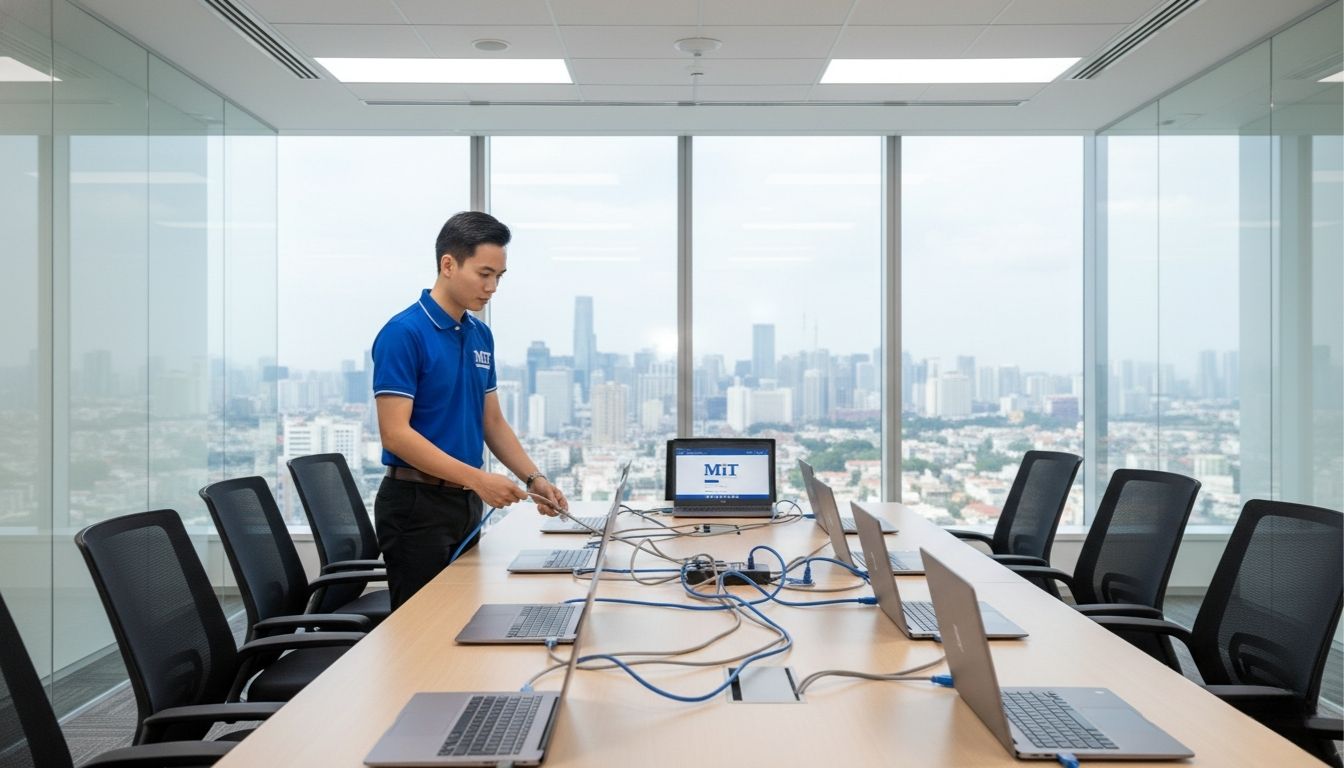 Các khách hàng sử dụng dịch vụ cho thuê laptop tại Nhuận Đức