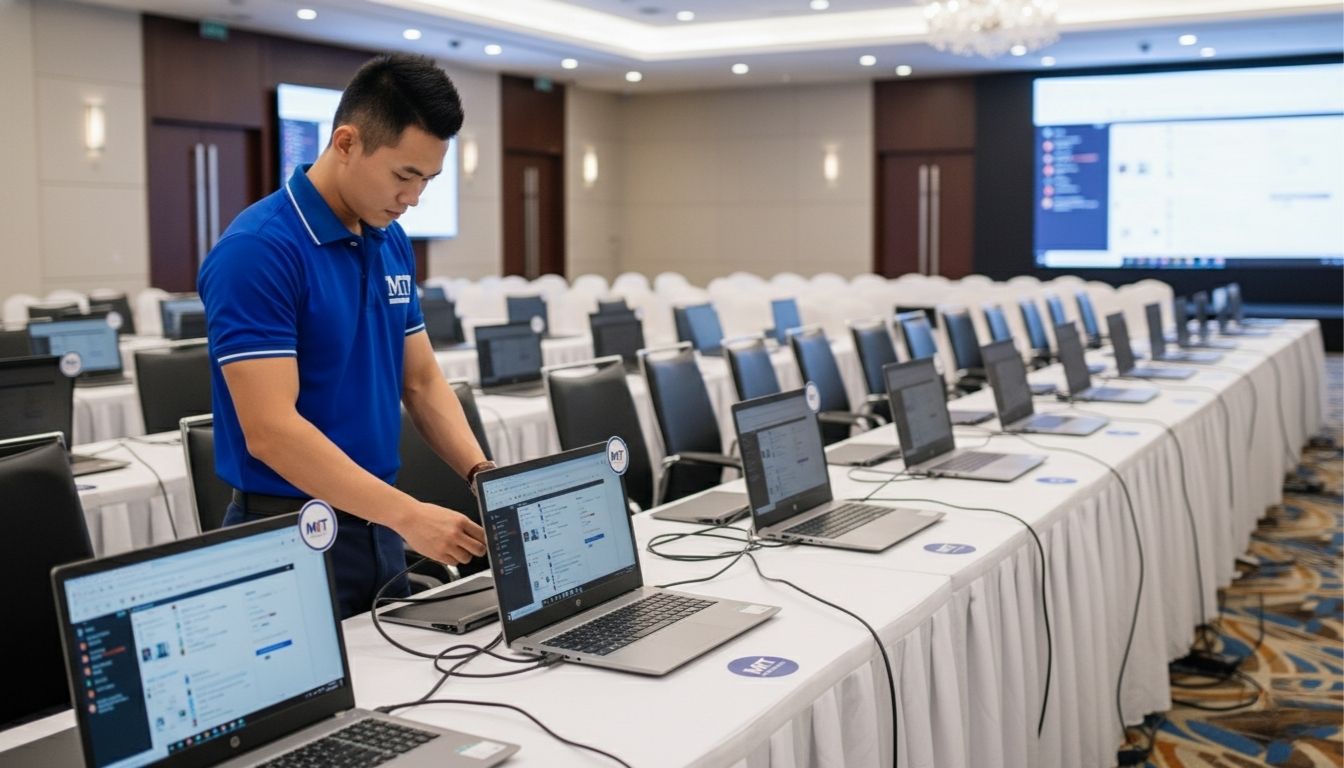 Các khách hàng sử dụng dịch vụ cho thuê laptop tại Tân Nhựt
