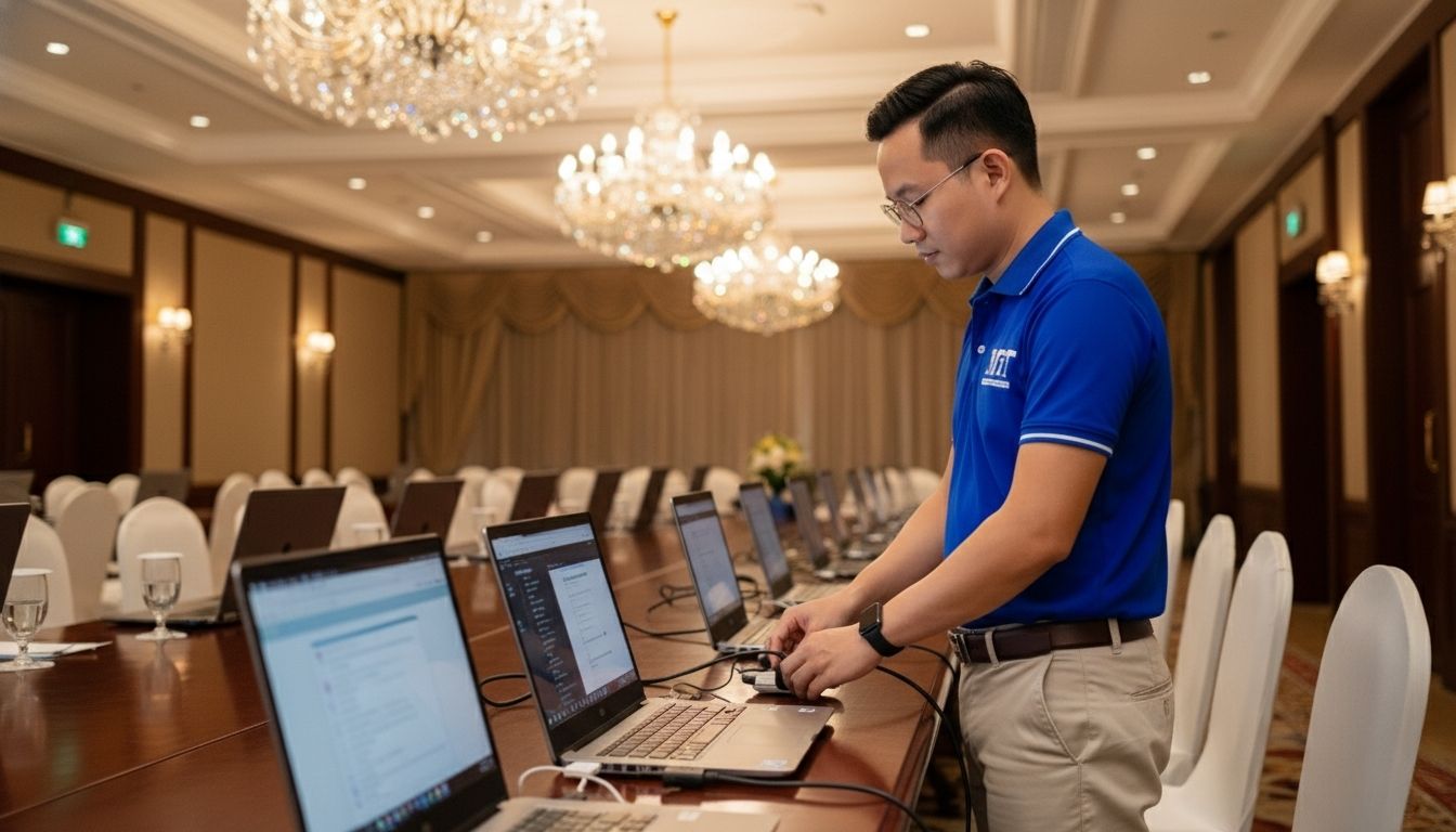 Các khách hàng sử dụng dịch vụ cho thuê laptop tại An Nhơn Tây